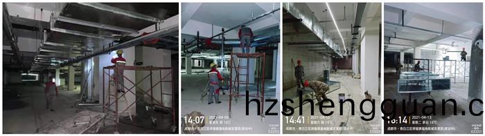 4月2日 青(qing)白江福地新(xin)城項鍍鋅(xin)鋼到(dao)現場(chang)700