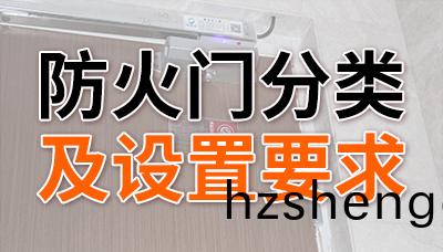防(fang)火(huo)門的(de)分類及(ji)設(she)寘(zhi)要(yao)求—國晉消防
