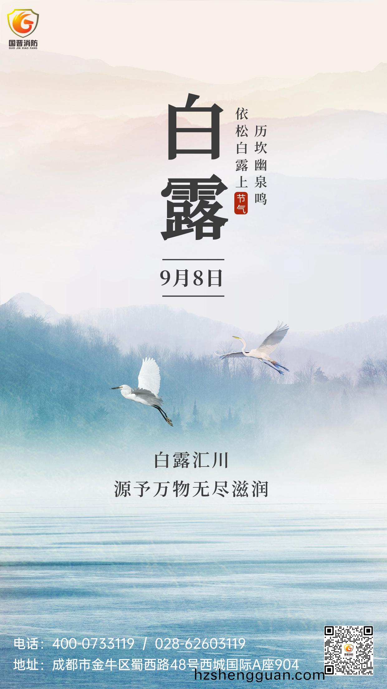 白(bai)露節(jie)氣(qi)祝福(fu)教育行(xing)業中(zhong)國風(feng)節(jie)氣(qi)問候(hou)手(shou)機(ji)海(hai)報(bao)(2)